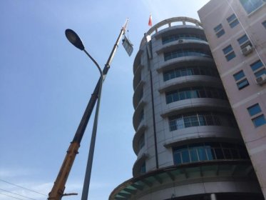 濟(jì)南：市中區(qū)十六里河轄區(qū)又拆除兩處樓頂標(biāo)識(shí)
